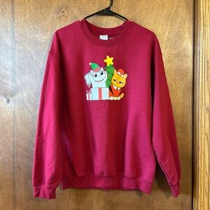 Simply Nailogical Menchie and Zyler Christmas sweatshirt
